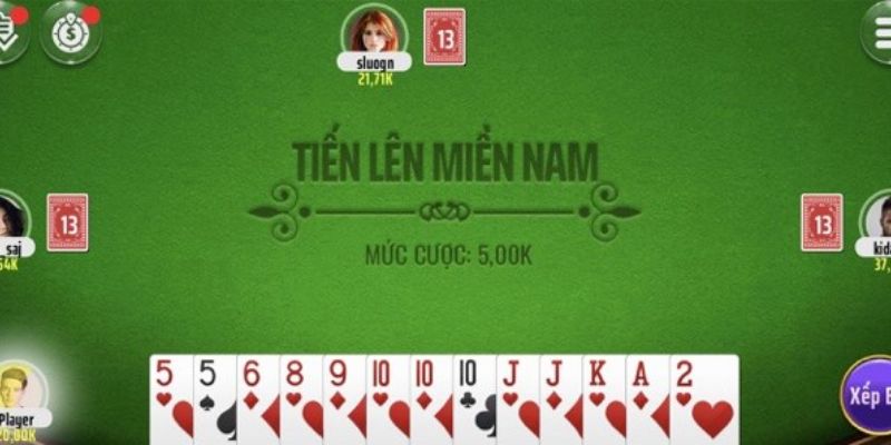 Game bài Tiến Lên trực tuyến